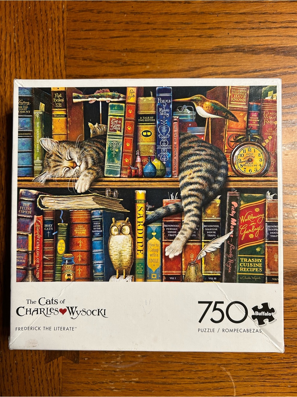 Buffalo 750-Piece 'The Cats of Charles Wysocki' Puzzle - Multicolor
